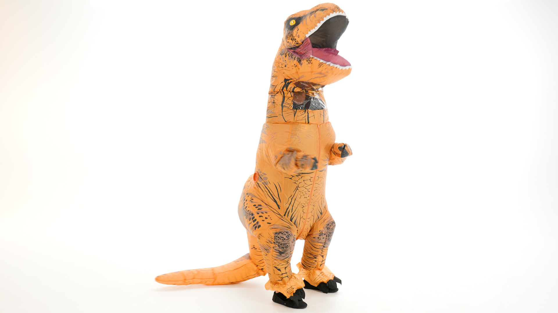 This Adult Inflatable Jurassic World T-Rex Costume will have you ready to do it dino-style. It's the closest you'll ever come to being a real dinosaur.